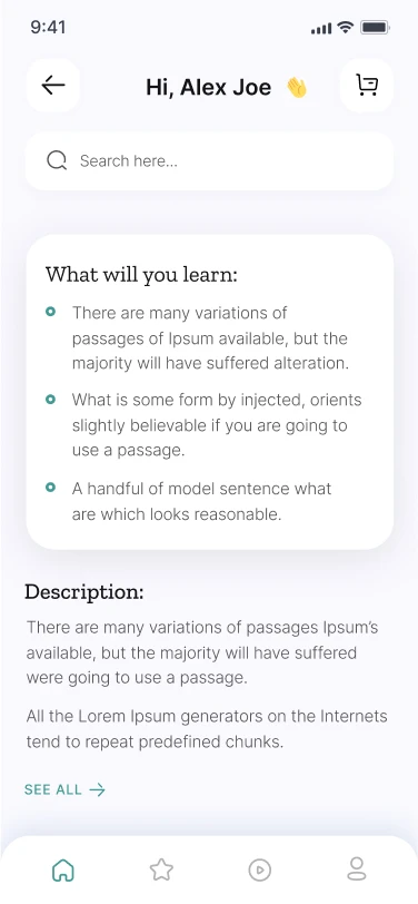 24屏在线学习应用设计套件 Education Learning Course App UI Kit-E-learn .figma插图31
