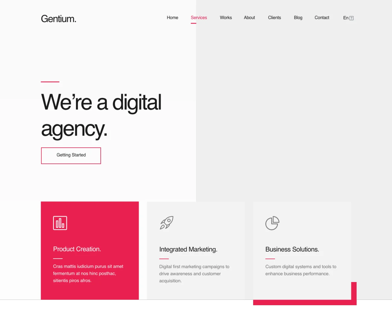 数字新媒体运营经济公司官网设计模板 Genitum .sketch插图3