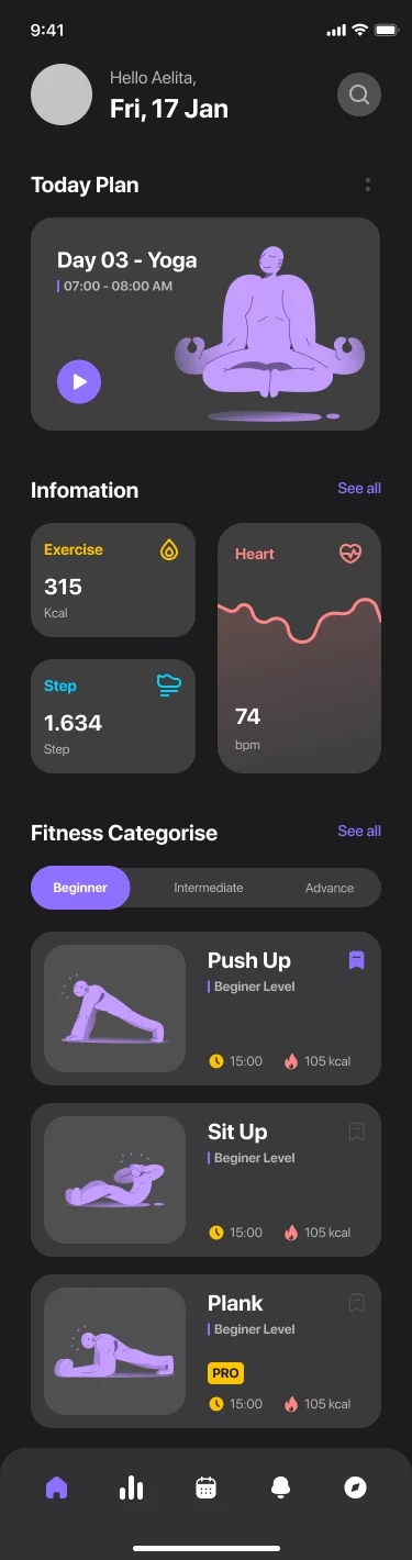 94屏运动健身锻炼应用UI设计套件 M-Fit – Fitness App UI Kit .figma插图21