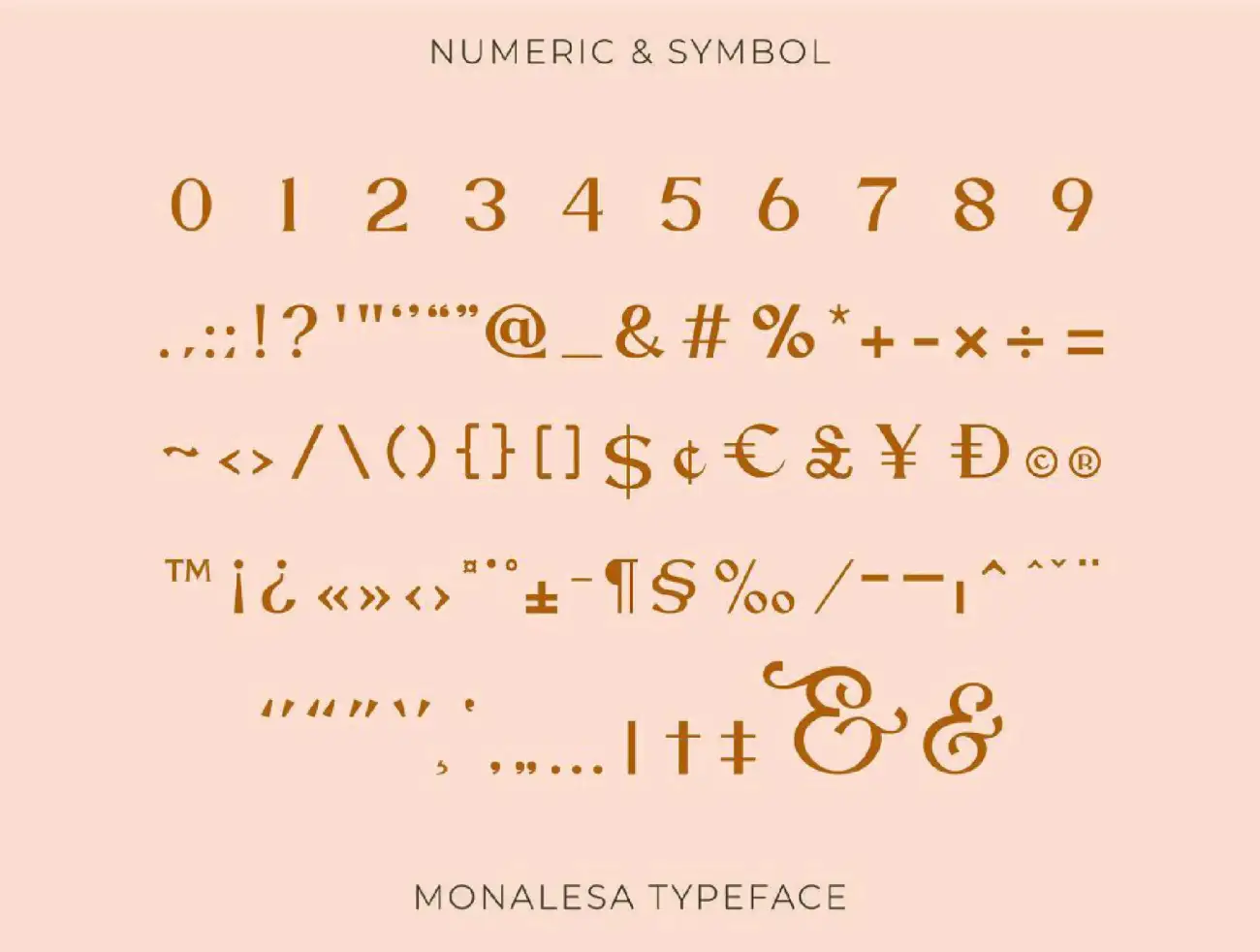 优雅时尚复古连体英文字体 Monalesa – New Vintage Typeface .ttf .otf插图27