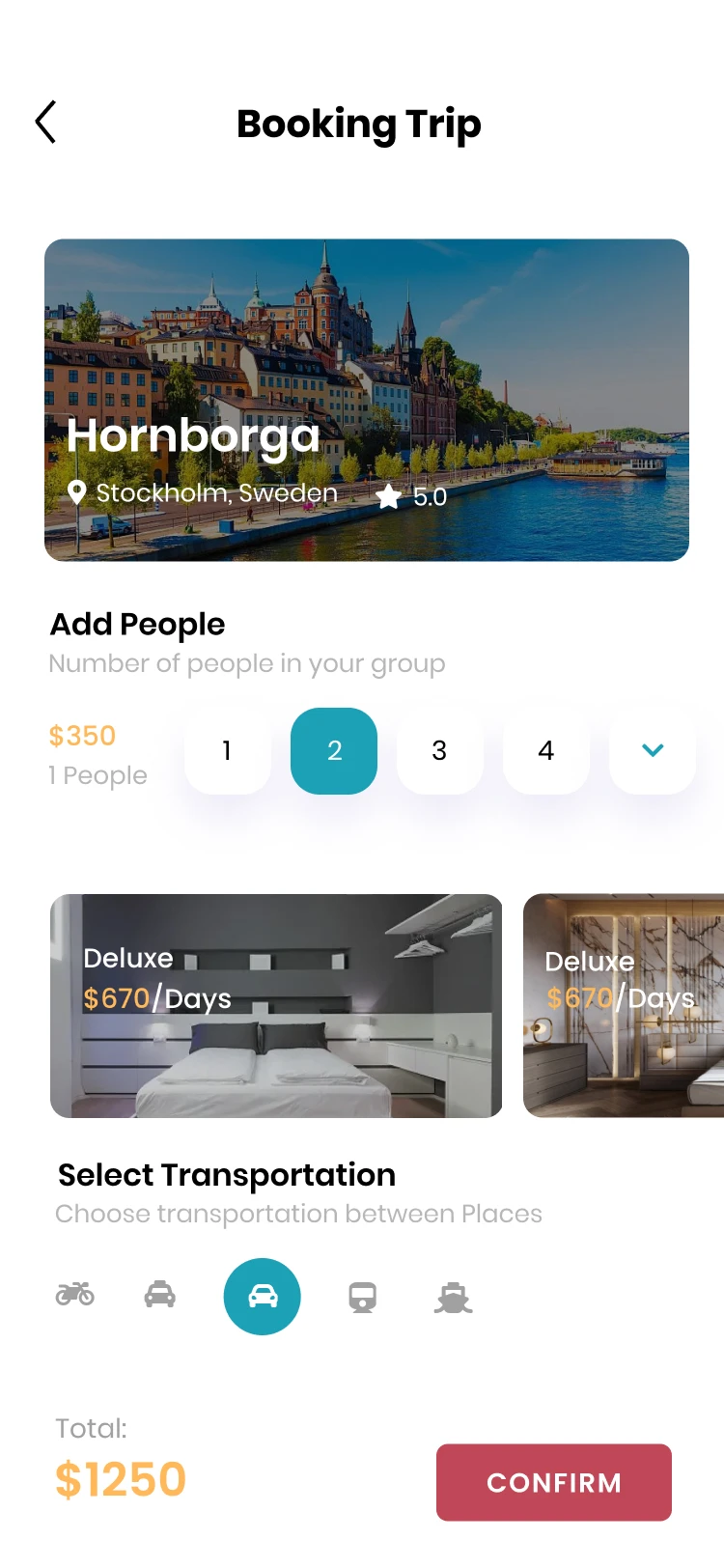 35屏景点机票门票预订旅游应用UI设计套件 ED – Travel App .xd .sketch .figma插图5