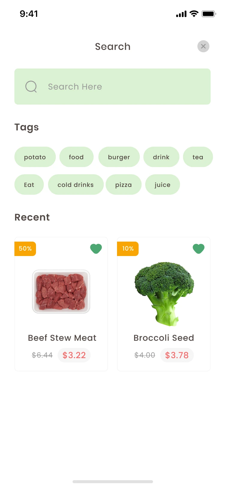 63屏蔬菜水果生鲜百货买菜配送应用UI程序UI设计套件 Fresh Grocery App Ui Kit .figma插图15