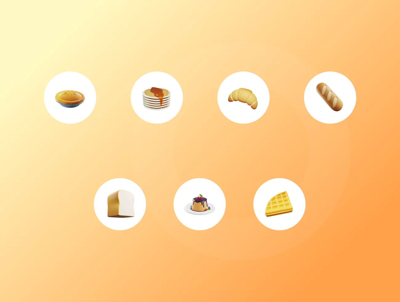 15款小吃快餐3D美食插图模型 Snack 3D Illustration .blender .figma插图11