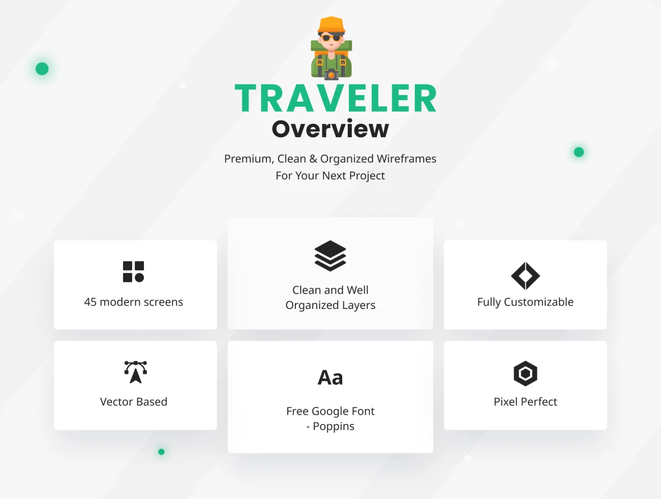 45屏旅游景点门票酒店预订应用UI设计套件 Traveler – Travelling And Hotel Booking App .figma插图11