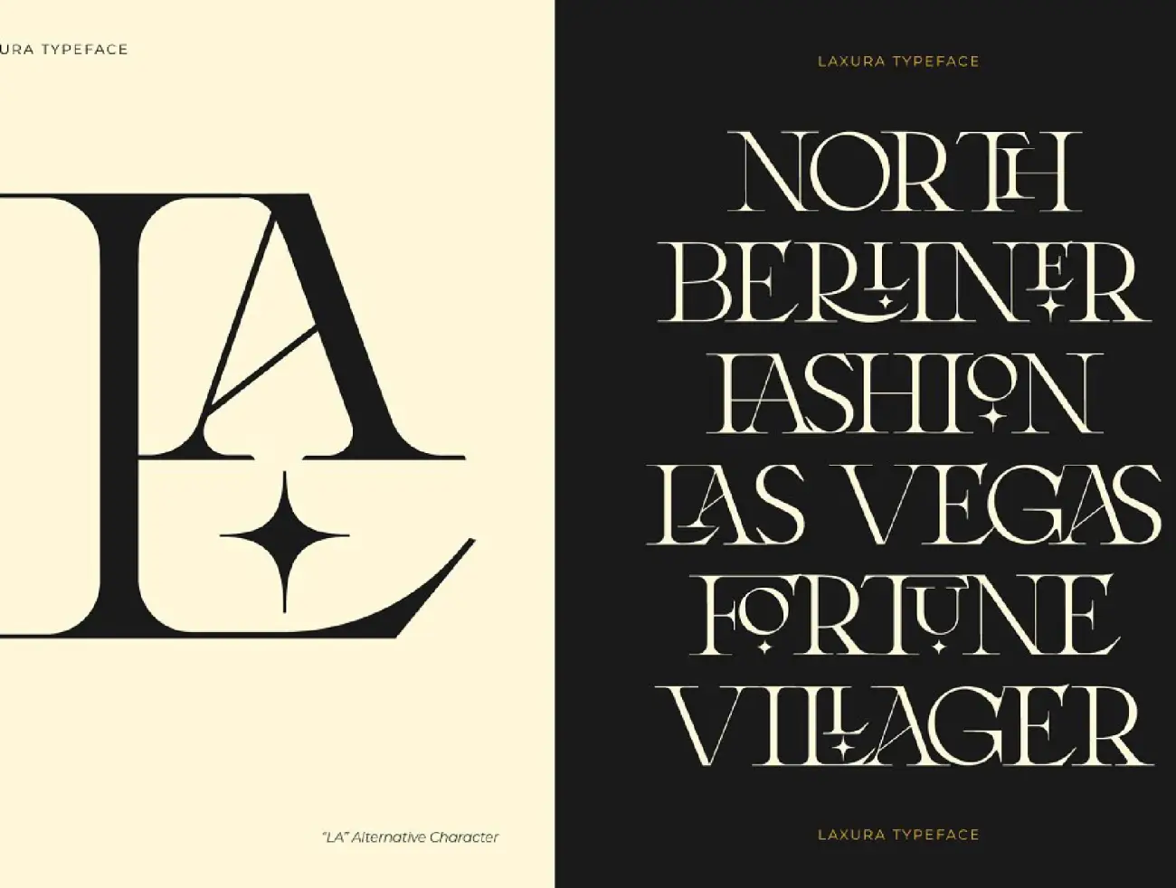 当代复古欧洲美学优雅衬线英文字体 Laxura – Majestic Typeface .ttf .otf插图17