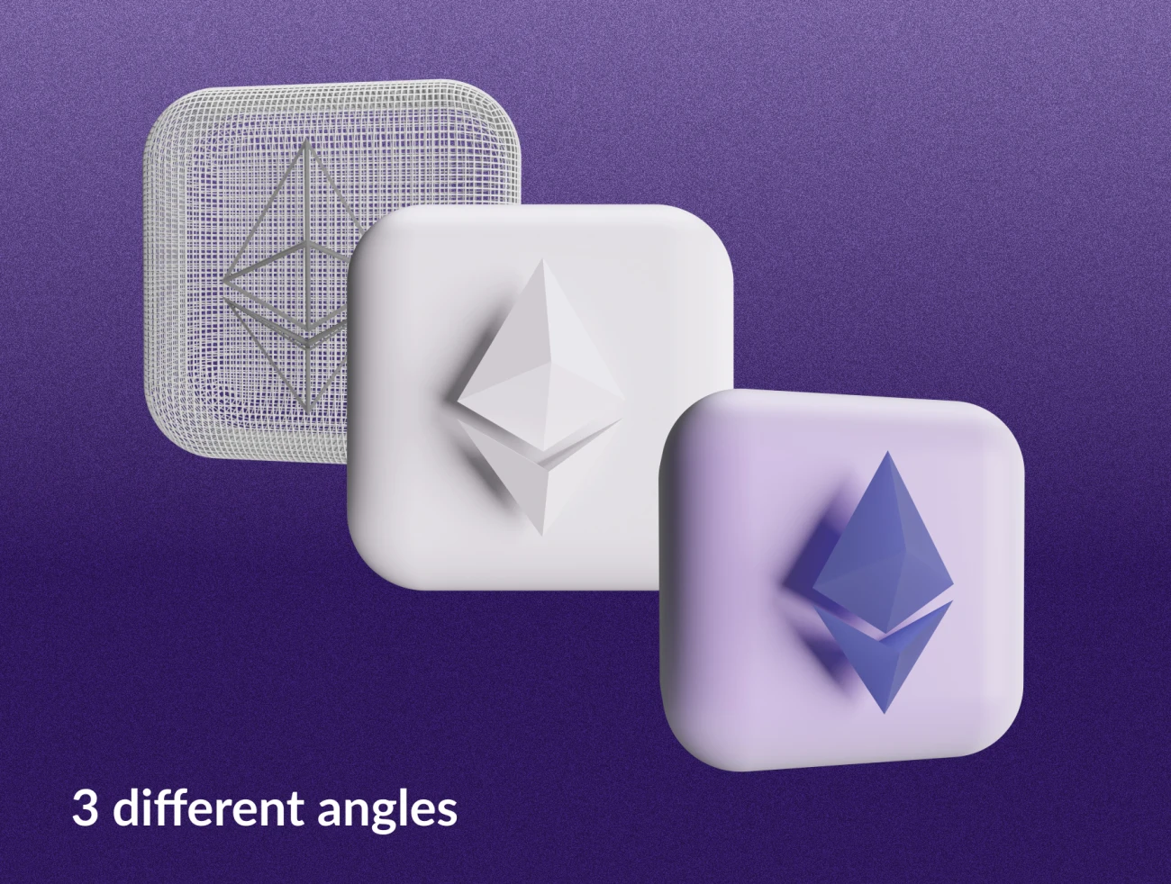 3D 加密货币图标png版 Ares Vol. 2 – Crypto 3D Icon Set-PNG .png插图13
