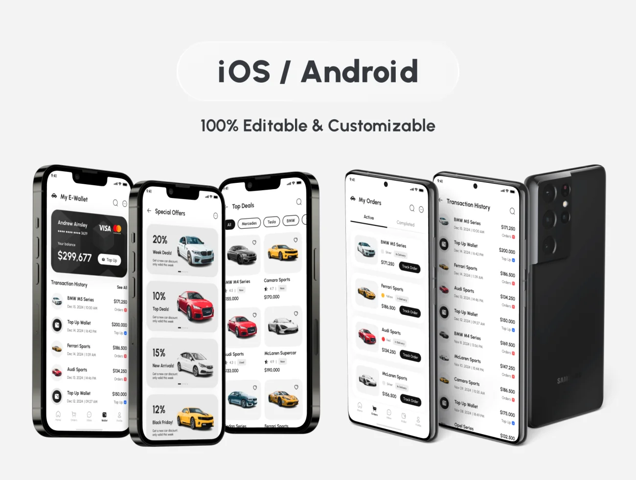 汽车市场销售平台应用程序 UI 套件150屏 Carea – Car Marketplace App UI Ki .figma插图9