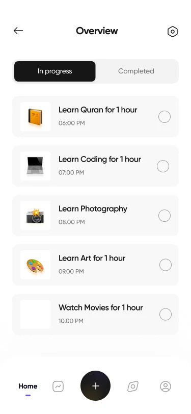 习惯养成时间管理应用UI设计套件50屏 Habitos - A habit forming app ui kit .figma-UI/UX、ui套件、列表、卡片式、应用、聊天、表单、预订-到位啦UI