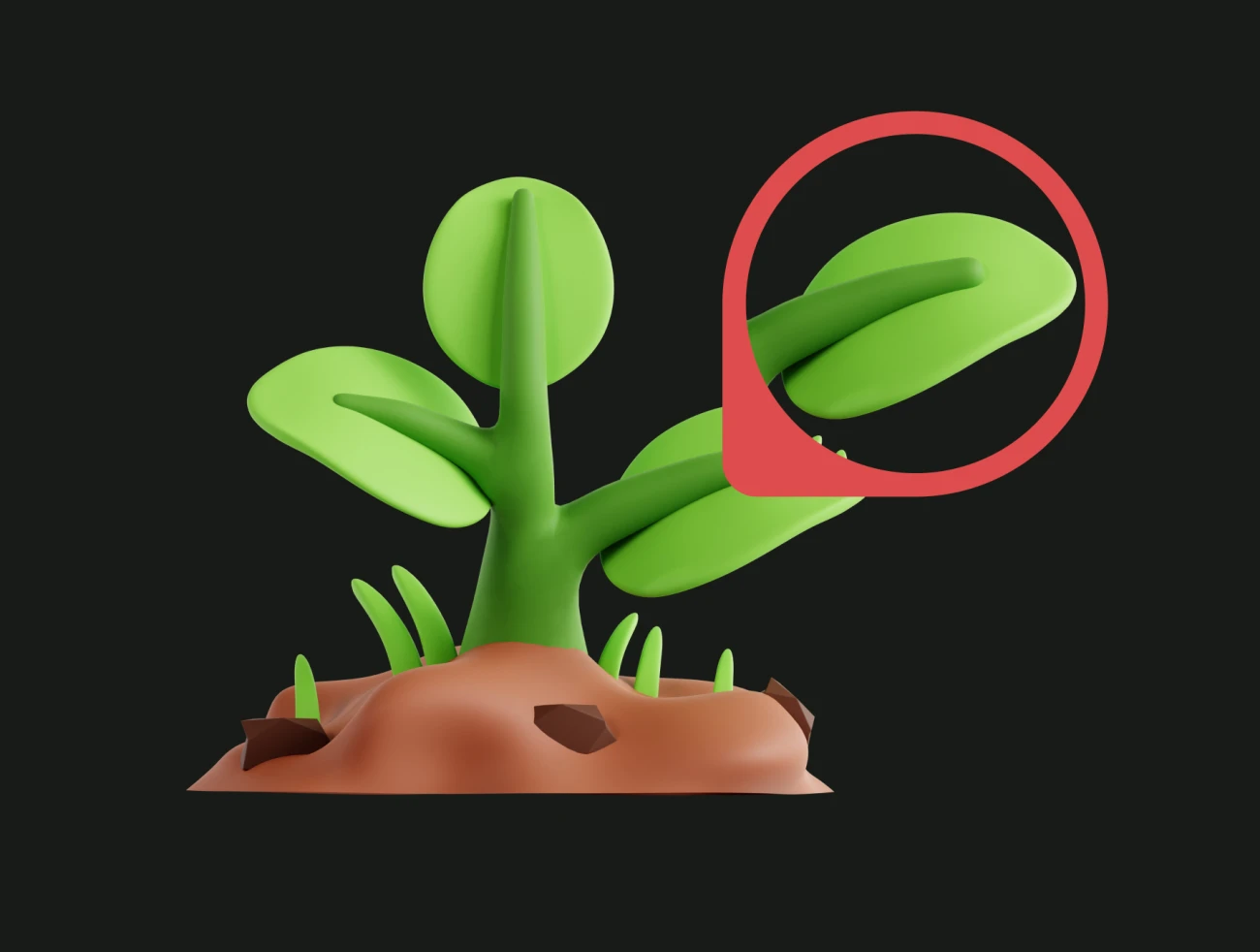 20款园艺绿植养护3D图标模型 3D Gardening Icon Set .maya .blender .3Dmax .C4D-3D/图标-到位啦UI