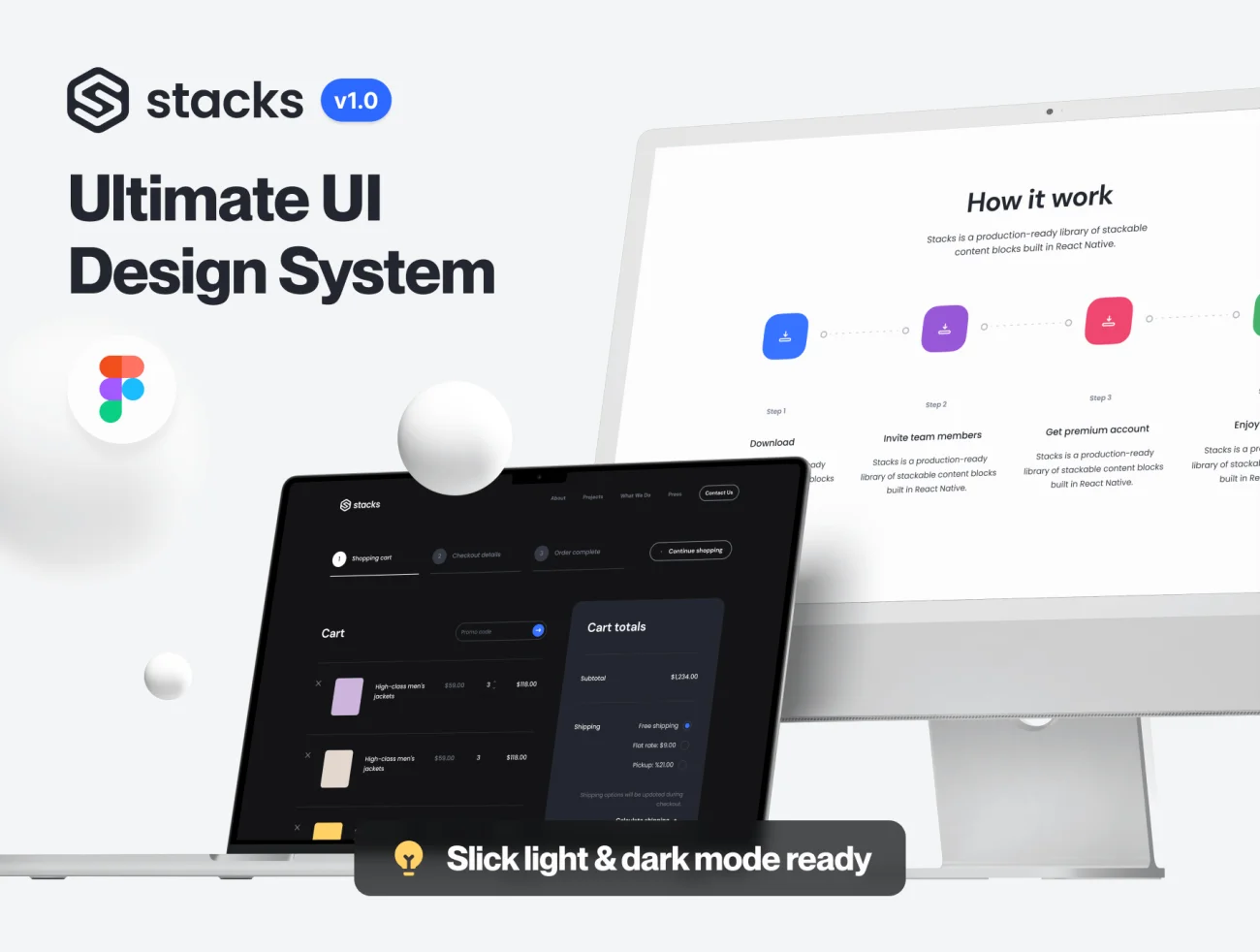 400屏Stack超级UI设计系统大合集套件 Stacks – Ultimate UI Design System figma插图15