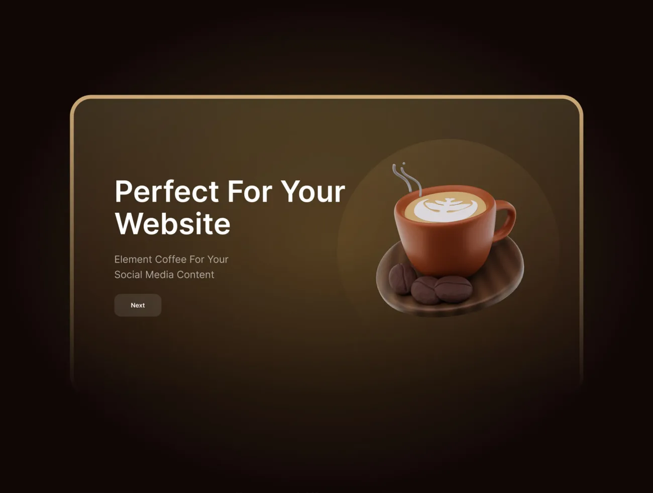咖啡3D图标模型15款 3D Coffee Shop Icon .blender .png-3D/图标-到位啦UI