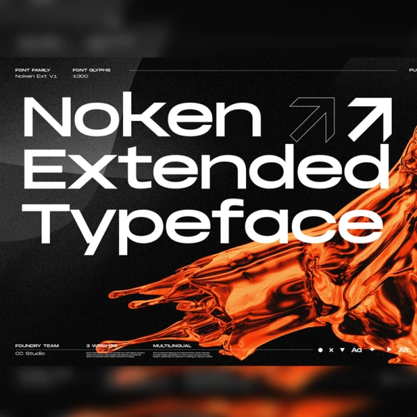 Noken Extended-多功能字体 Noken Extended - Versatile Typeface AE, ttf, otf格式