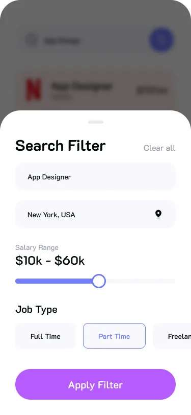 MyJobs-Job Finder应用UI工具包 MyJobs-Job Finder App UI KIT figma格式-UI/UX-到位啦UI