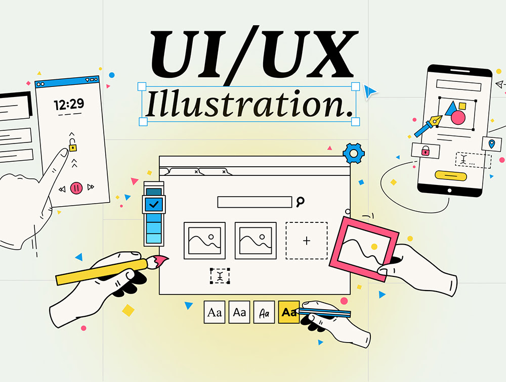 Interfacy - UI/UX设计插画套装 Figma、Illustrator、Lunacy、Photoshop、Sketch、XD插画-插画-到位啦UI