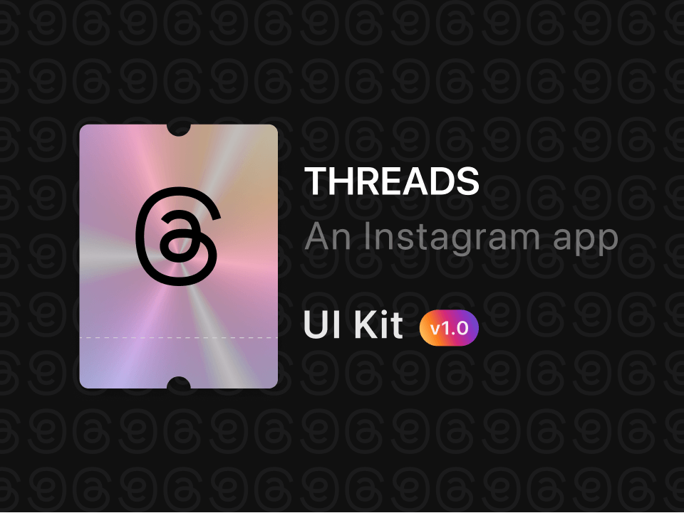 Instagram 社交app Threads ui-UI/UX-到位啦UI