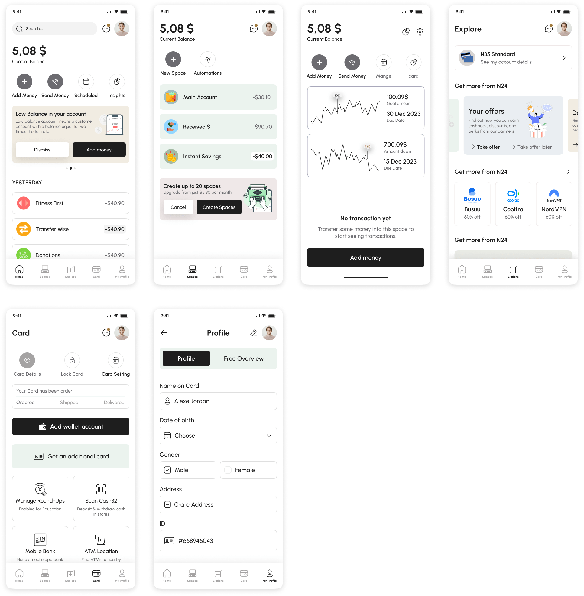 金融app ui-UI/UX-到位啦UI