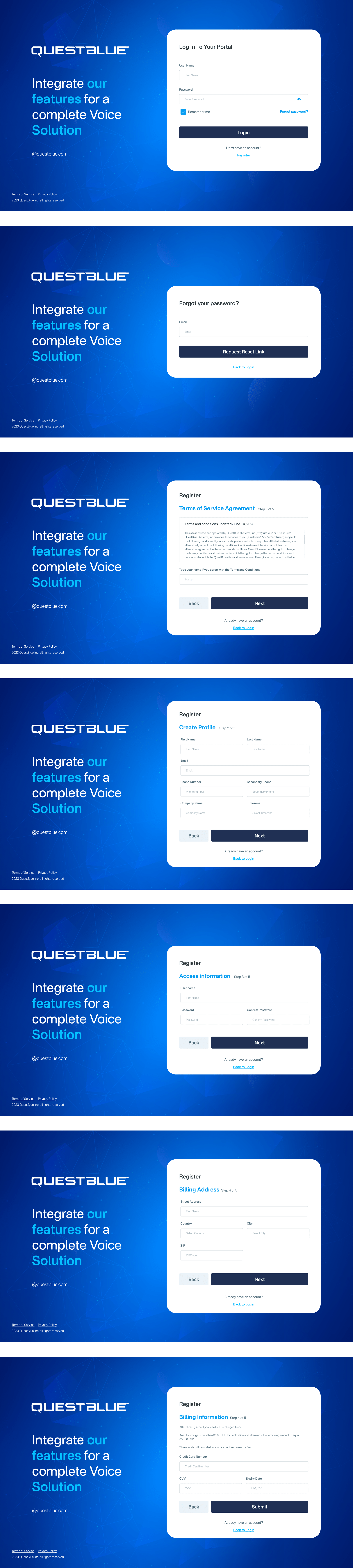 QuestBlue dashboard UI-UI/UX-到位啦UI