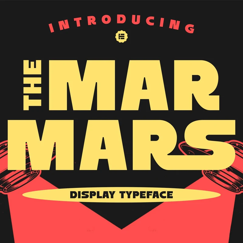 The Marmars展示性经典复古连体英文字体 The Marmars - Display Typeface缩略图到位啦UI
