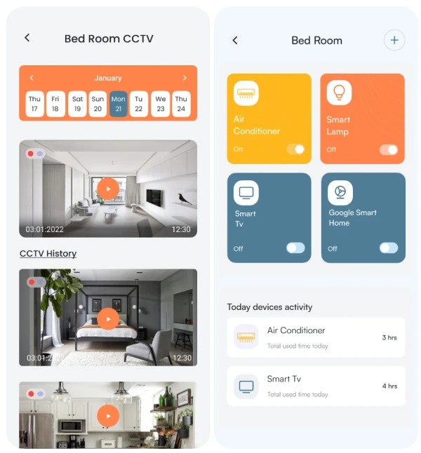 24屏智能家居应用程序UI设计套件 Smart Home App .xd .figma