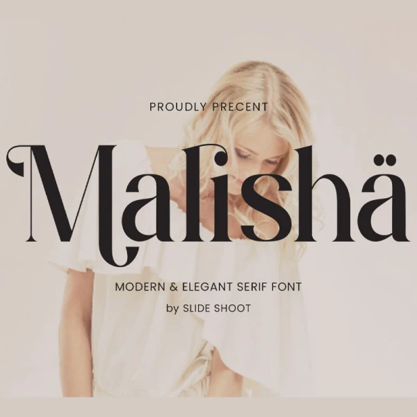Malisha Serif 优雅精致英文衬线字体 Malisha Serif