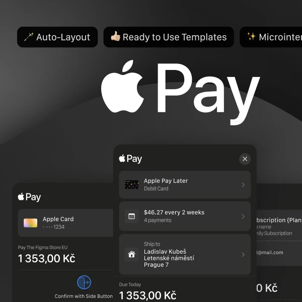 Apple Pay iOS16.5 UI Kit .fig素材下载