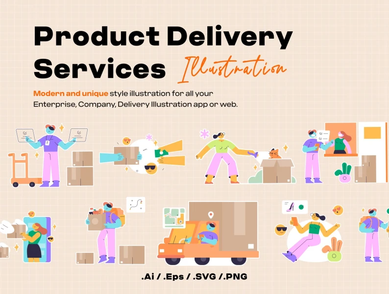 产品送货服务 Product Delivery Services xd格式
