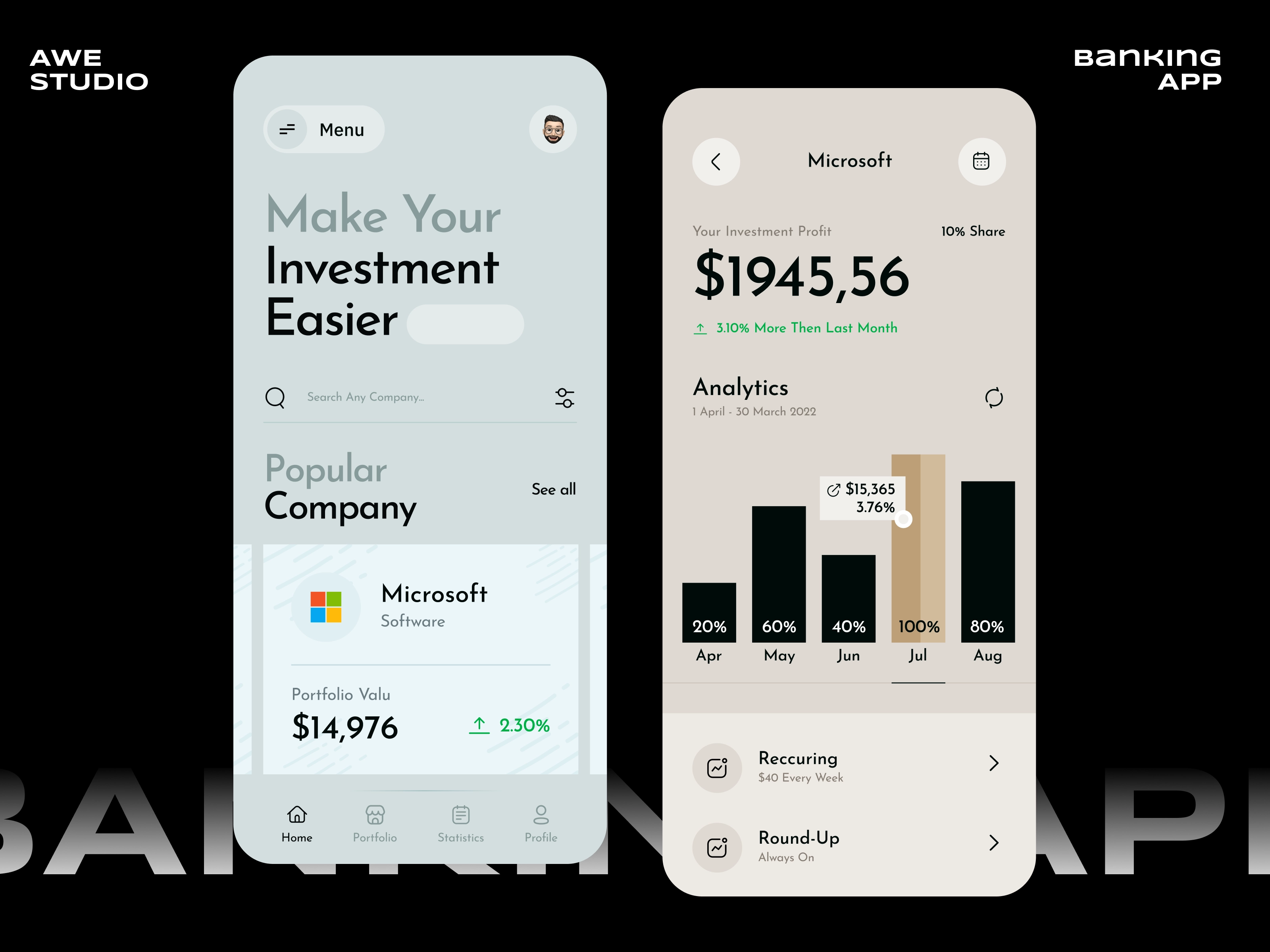 PayGo-金融应用UI套件 PayGo-Finance App UI Kit figma格式-UI/UX-到位啦UI