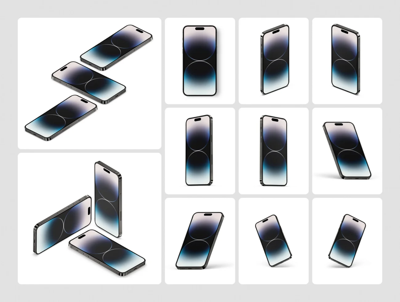 4k高清苹果手机iphone 14智能样机模型22款 iPhone 14 Pro Max Mockups .sketch .psd .lunacy-手机模型、样机、苹果设备-到位啦UI