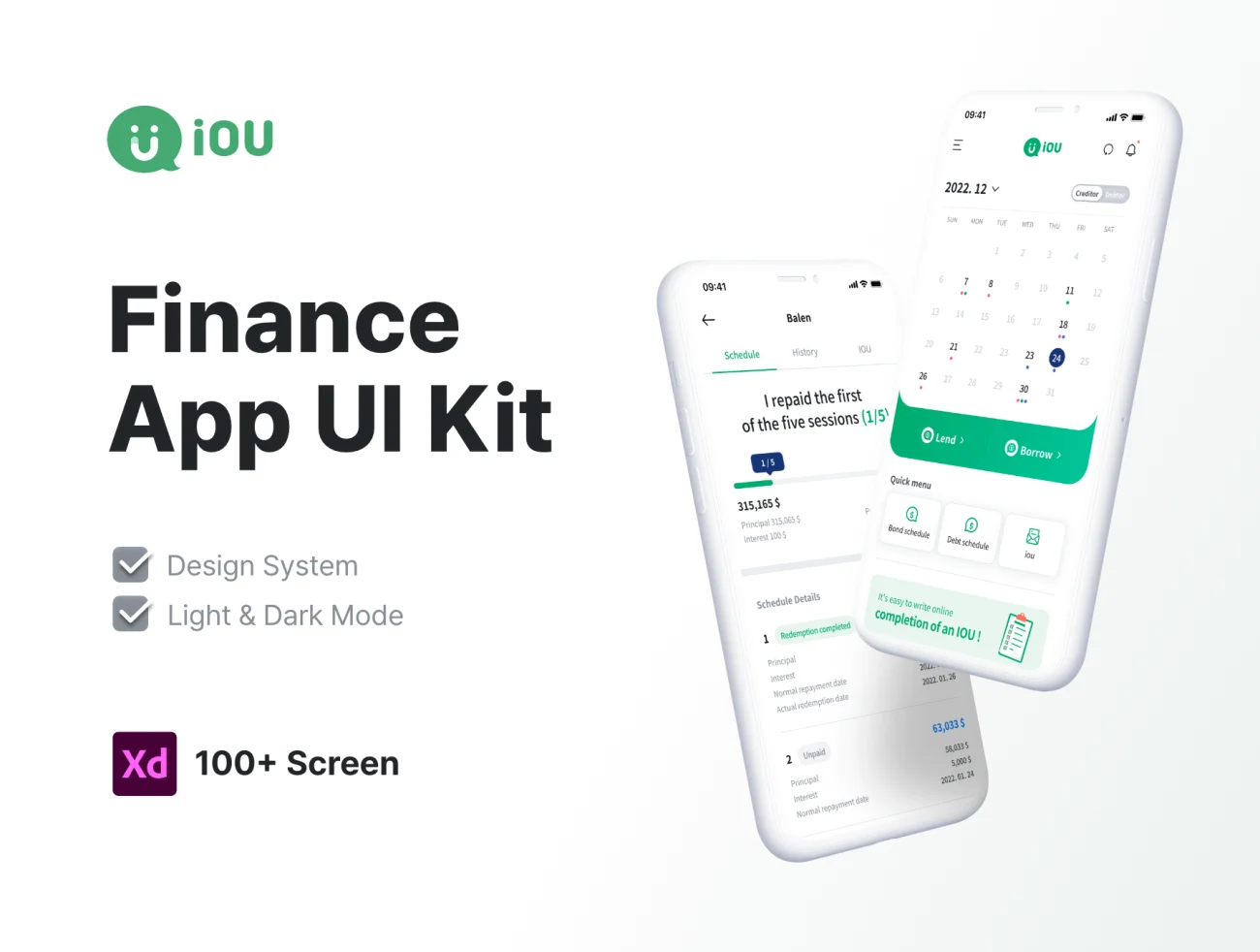 简洁财务理财计账应用程序 UI 套件 Mintsoft - Finance App UI Kit-UI/UX、ui套件、付款、卡片式、应用、支付、日历-到位啦UI