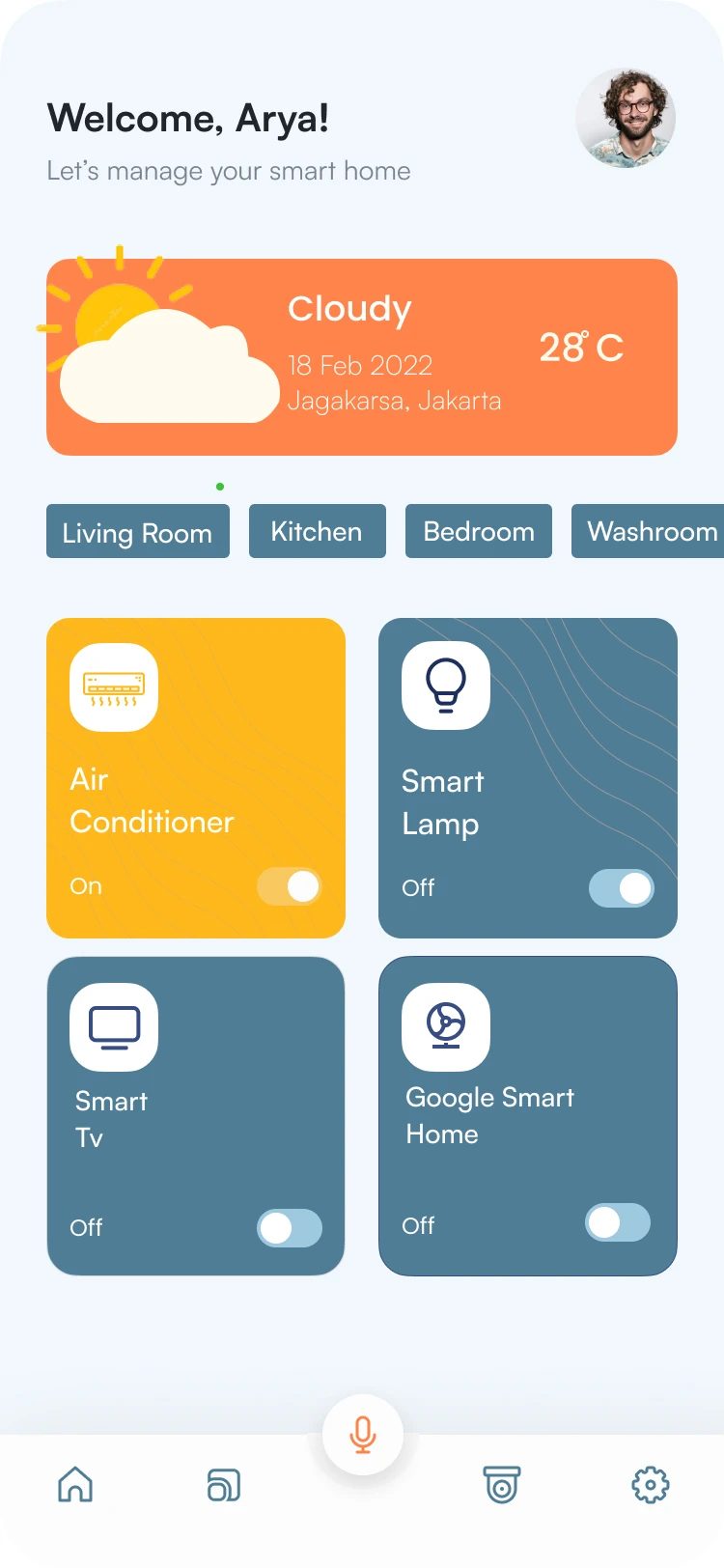 24屏智能家居应用程序UI设计套件 Smart Home App .xd .figma-UI/UX、ui套件、主页、列表、卡片式、图表、天气、应用、数据可视化-仪表板、表单-到位啦UI