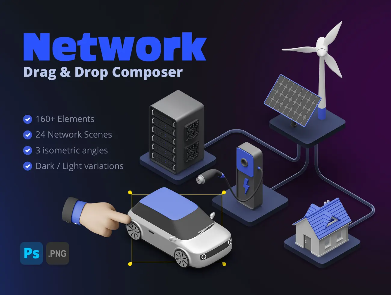 Network - 3D 场景构建器 Network - 3D Scene Composer缩略图到位啦UI