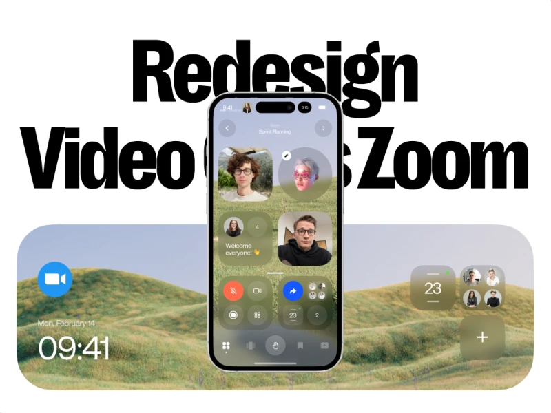 Zoom视频会议应用UI，让视频会议更加高效便捷！ figma格式
