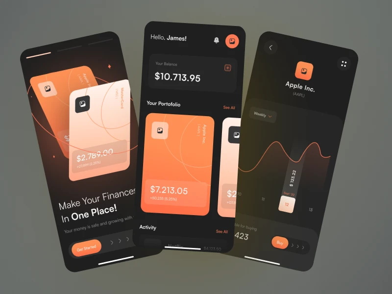 金融App UI素材下载 figma格式