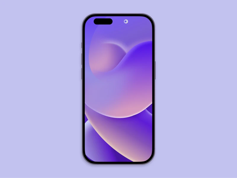 iPhone 14 Front View Mockup: iPhone 14正面样机mockup，为您展示iPhone 14的外观设计 figma格式