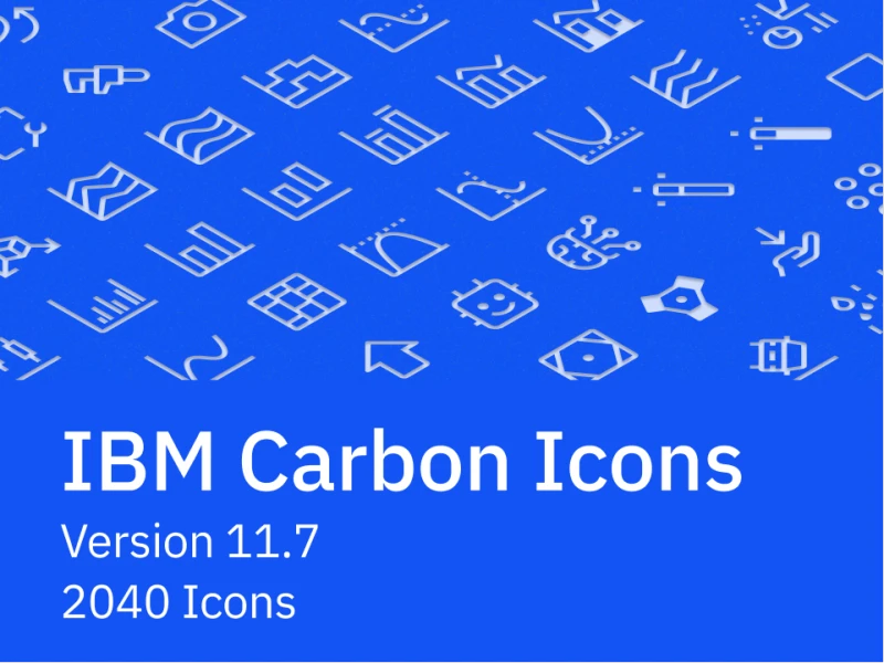 IBM Carbon Icons 2000+图标设计素材下载 figma格式