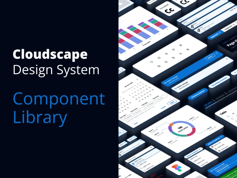 Cloudscape UI 设计系统：云端服务应用的UI设计系统 figma格式