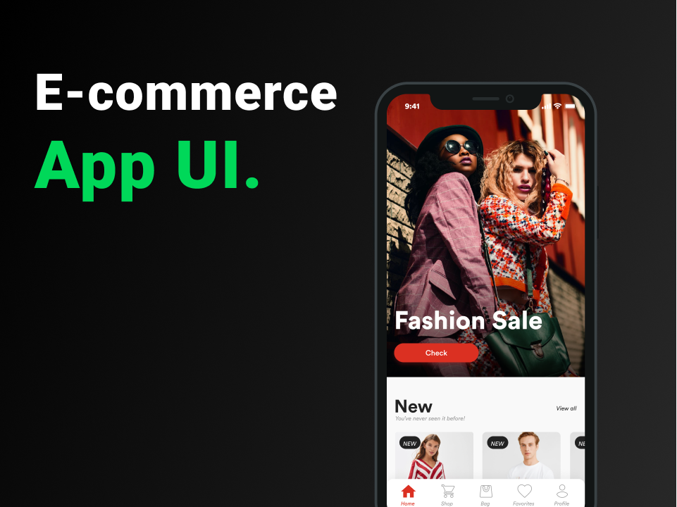 电商App UI素材下载 - 适用于电商、购物等行业的移动应用界面设计 figma格式-UI/UX-到位啦UI