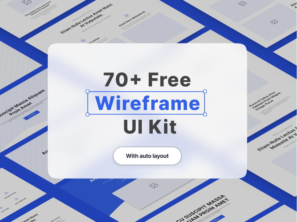 TechPilot Wireframe Kit线框图原型图UI Kit：功能齐全的UI Kit，提供多种元素和样式，帮助用户快速完成设计素材下载 figma格式-UI/UX-到位啦UI