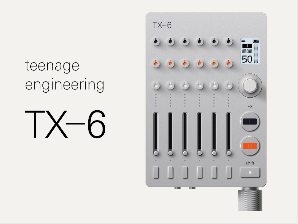 Teenage Engineering矢量调音台UI素材免费下载 figma格式-UI/UX-到位啦UI