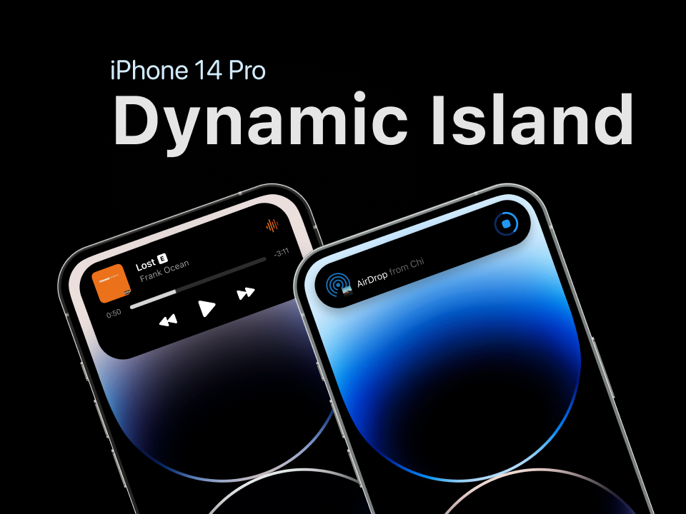 iPhone 14 Pro Dynamic Island UI: iPhone 14 Pro灵动岛UI设计，让您的iPhone 14 Pro更具动感 figma格式-UI/UX-到位啦UI