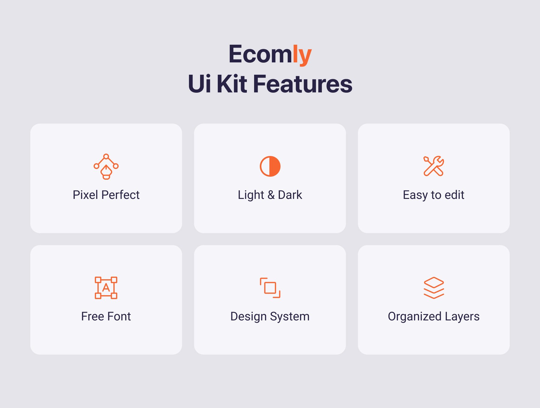 Ecomly - 电子商务手机应用程序UI套件 Ecomly | E-commerce Mobile App UI Kit-UI/UX-到位啦UI