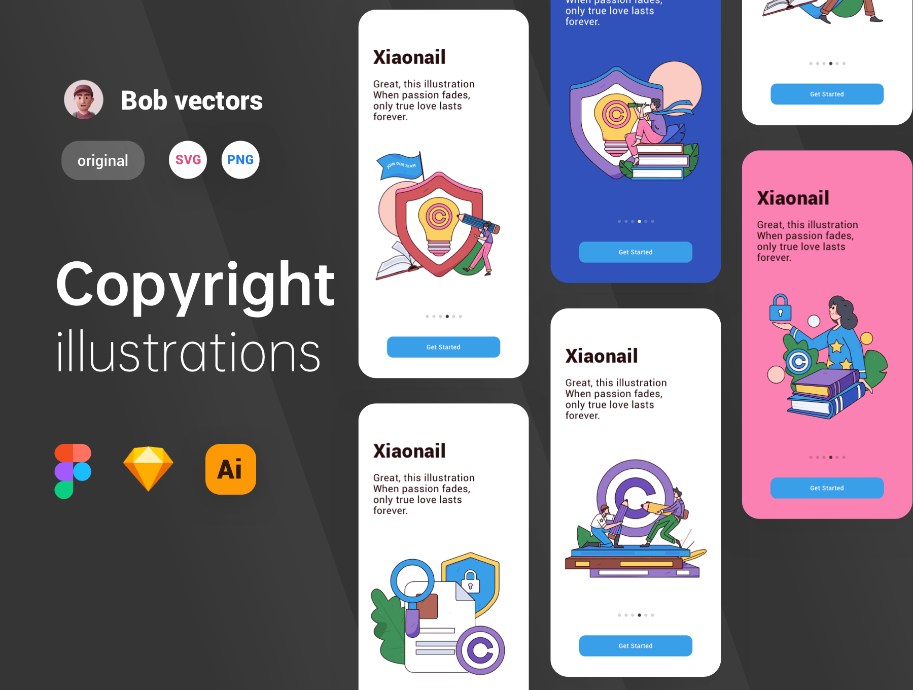 矢量角色插画课程指南 Copyright Class Illustrator Vector Character Guide Page-插画-到位啦UI