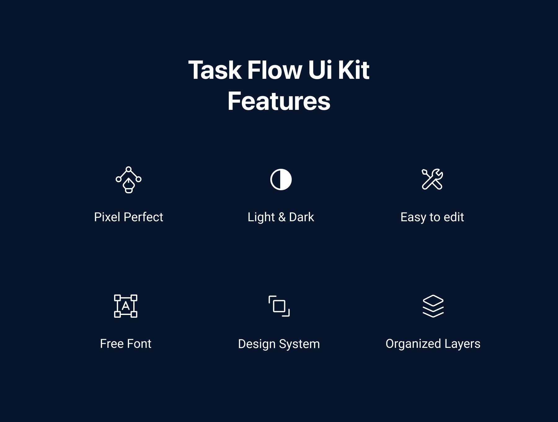 Taskflow -任务管理应用 UI设计套件 Taskflow - Project Management App UI Kit-UI/UX-到位啦UI